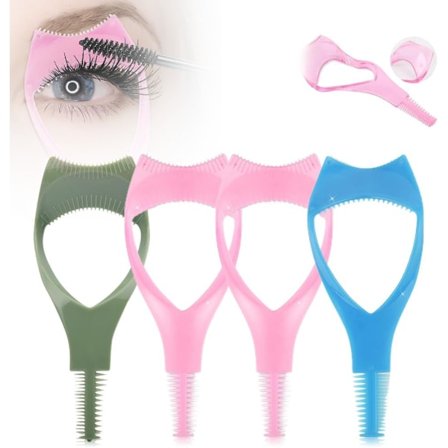 Ripsien työkalut Mascara-kilpi Aplikaattori Varjostin 3-in-1, Kosmeettinen Mascara-suoja, Aplikaattori, Ripsiharja