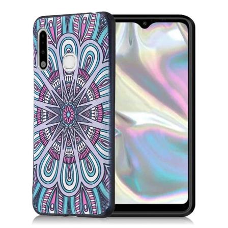 Imagine Samsung Galaxy A70e Cover - Mandala Blomst Multicolor