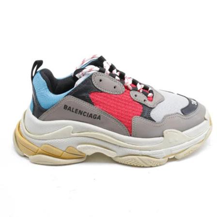 Balenciaga Vintage Pre-owned Leather sneakers , Blauw , Dames , Maat: 38 EU
