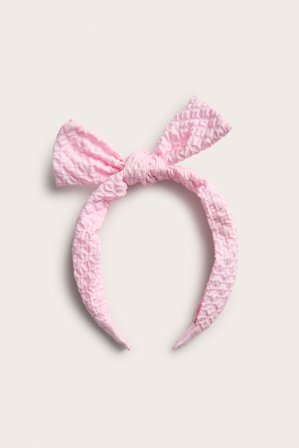 Kappahl | Diadeemi, jossa on rusetti | Pinkki