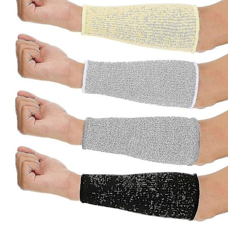 Skärsäkra och brännsäkra ärmar Armskydd Ärmskydd för tunn hud 4 par