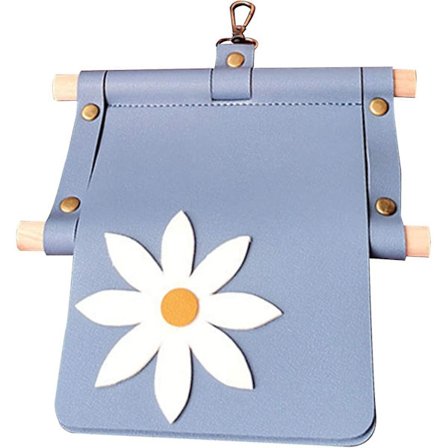 Toalettpapirholder i PU-lær, vanntett toalettpapirstativ, veggmontert toalett