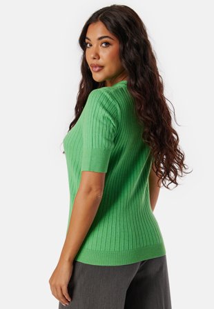 Object Collectors Item Objnoelle S/S knit t-shirt Vibrant Green Klær