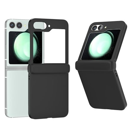 SKALO Samsung Z Flip7 FE ABEEL Slim Suojakuori - Musta