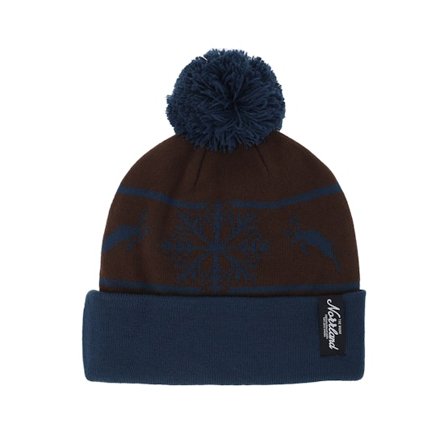 SQRTN - Reindeer Beanie Brown Pom Pom Brown Beanie - @ Hatstore