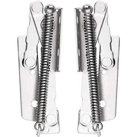 1 pari 80 asteen kaapinoven jousisaranat keittiökaapin nosto-ovi yläoven saranat teräsjousi kääntöovi saranat - enimmäiskuorma 10 kg