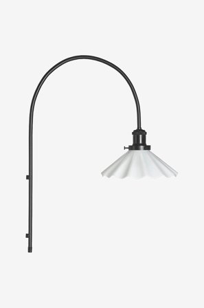 PR Home - Vegglampe August foldet 25 cm - Hvit - Vegglamper - Fra Homeroom