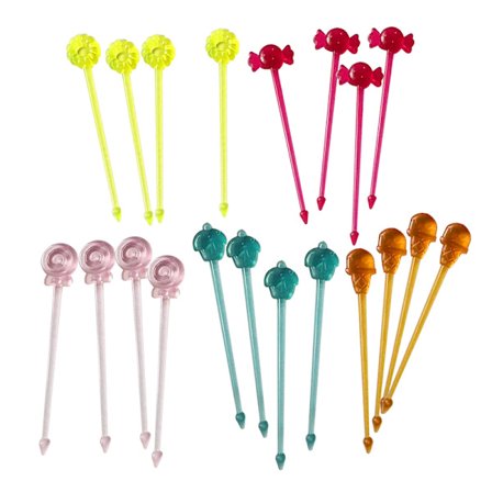 God Jul Godis Fruktgaffel Kid Cake Frukt Tandpetare Bento