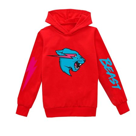 Mr. Beast, Lightning Cat huvtröja, casual