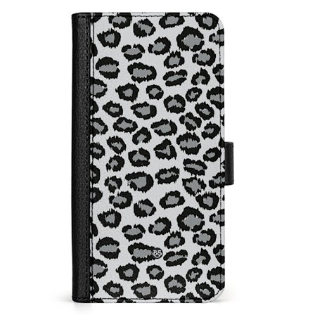Bjornberry iPhone 15 Fodral - Grå Leopard