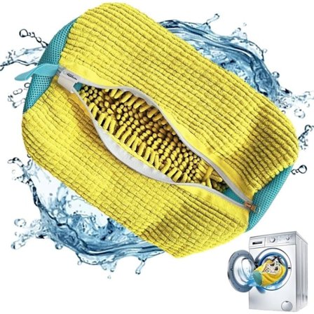 Vasketaske til Sko – Vaskepose med lynlås - 360-graders fulddækkende rengøring