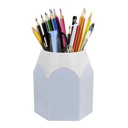 Oval Pennhållare Plast Pennhållare, Skrivbords Pennhållare Pennställ Skrivbord