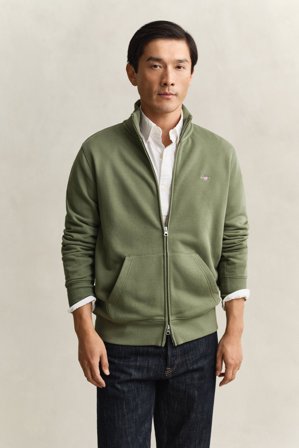 GANT Herren Sweatjacke (XXL) Grün