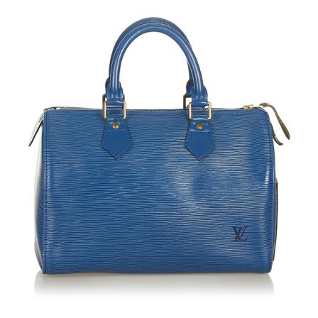 Louis Vuitton Vintage, Pre-owned Handbag Blauw, Dames, Maat:ONE Size