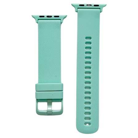 Apple Watch 42/41/40/38 mm Armband Silikon Cyan