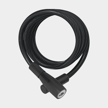 Câble antivol en spirale ABUS 3506K, 180 cm, Ø6 mm, noir