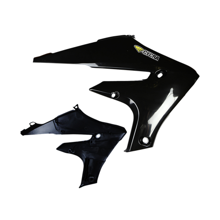 Tapa de Radiador Cycra Powerflow Negra - Yamaha YZ 250FX 2023-2023