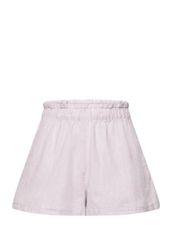Lindex Shorts Linen Solid - Purple - 128