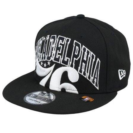 New Era - NBA Svart snapback Keps - Philadelphia 76ers 9FIFTY NBA Tip Off 23 Black Snapback @ Hatstore