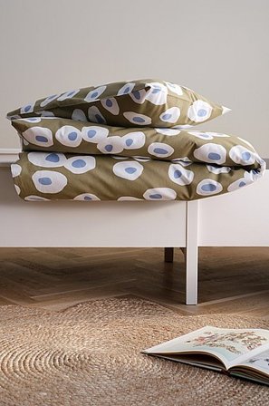 Jotex - Mini Påslakanset Spjälsäng Ekologisk Khakigrön OVO - Köp Barnpåslakan & örngott hos Jotex