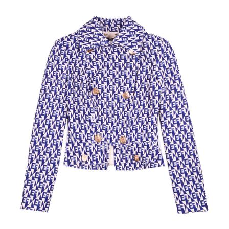 Elisabetta Franchi, Elisabetta Franchi Jackets Blue Niebieski, Kobieta, Rozmiar: S