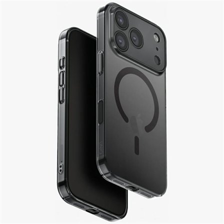Uniq Airsuit Magclick -latauskotelo iPhone 17 Pro:lle - musta
