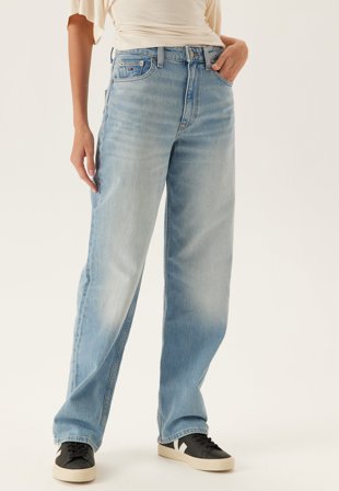 TOMMY JEANS - Layla High Rise Straight Bj011 - 1AB Denim Light