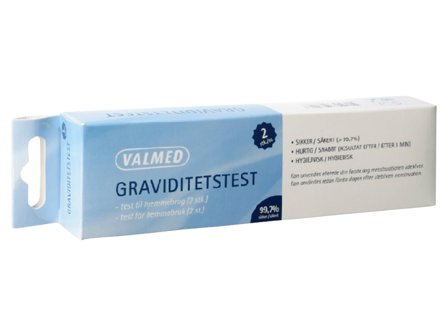 Valmed Graviditetstest, 2 stk.