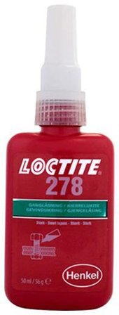 Loctite 278 Gjengelåsingslim 50 ml, høy styrke, Kjemisk teknisk