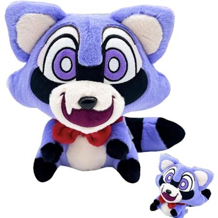 Rambley Plys Legetøj Lilla Vaskebjørn Plys Pude Horror Spil Indigo Park Plys Legetøj Plysdyr Rambley Raccoon