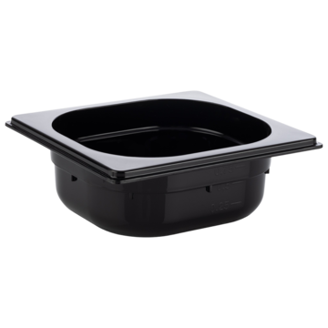 Plastkanti APS Svart GN 1/6