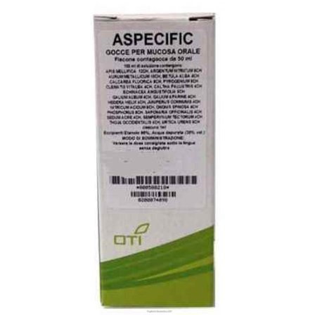 Oti Aspecific Composto Gocce 50ml Soluzione Idroalcolica
