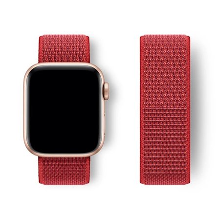 Nylon Loop Armband för Apple Watch band 44mm 40mm 45mm 41mm 46 42mm 49mm 44 45 mm armband iWatch serie 10 9 SE 7 6 5 4 Ultra 2