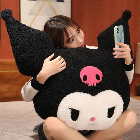 Kuromi Melody Plysj Plysj e Tegneserie Dukke Kosedyr 85CM