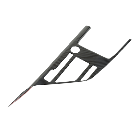 Gear Shift Panel Cover Trim Sticker Carbon Fiber Style Central Control Decor Replacement for Kia Niro SG2 2021 Up