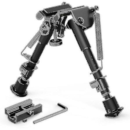 2-i-1 Benstöd 6 Tum Till 9 Tum Justerbar Höjd Skenfäste Adapter Ingår - Ruikalucky