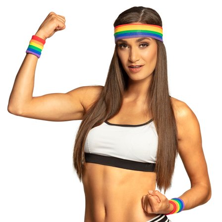 Regnbuefarvede Svedbånd