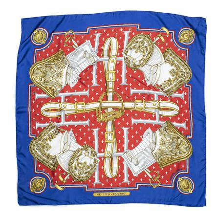 Hermès Vintage, Pre-owned Scarf Rood, Dames, Maat:ONE Size