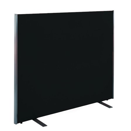 Floor screen, 1600x1500 mm, black