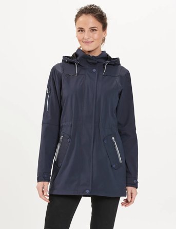 Whistler Isobel W Long Softshell Jacket W-Pr - Navy - 44