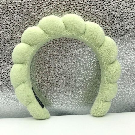 Sponge Pannband för Makeup LJUSGRÖN