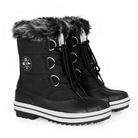 Urberg Varm Kids Boot Children lined boots Black 30