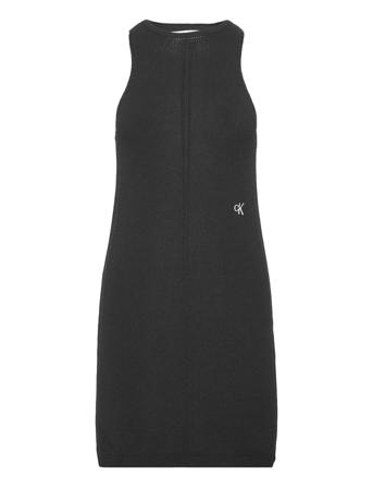 Knitted Tank Dress Calvin Klein Jeans Black