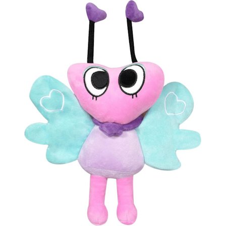 Dandy's World Plys, 11.8" Sød Flutter Plys Pude Hjemme Dekorationer Fødselsdag Valentinsgave til Fans og Børn