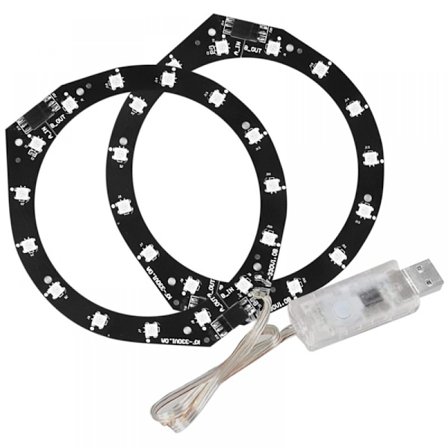 RGB LED -valonauha PS5-levylle ja digitaaliselle versiolle, 5050 RGB -joustava LED-nauha, jossa 7 väriä ja 358 tehostetta, LED-valonauha DIY-