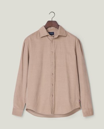 Lexington Casual fløjlsskjorte, beige