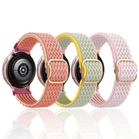 3 stk 20 mm stropper kompatibel med Samsung Galaxy Watch Active 2 (40mm