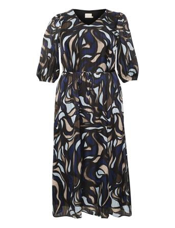 Kcmarga Maxi Dress Patterned Kaffe Curve