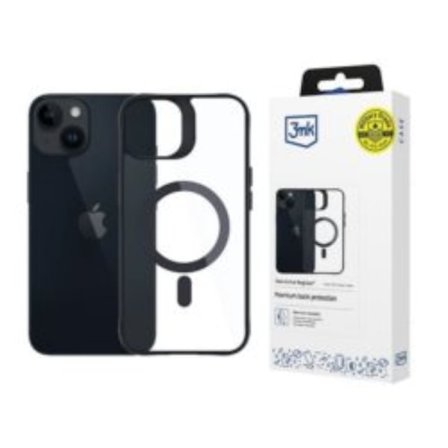 3MK Mobilskal till iPhone 14 MagSafe Satin Armor - Svart
