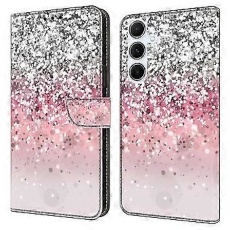 Til Samsung Galaxy A16 5G/4G Etui Magnetisk Lås 3D Mønster Læder Wallet Telefon Cover (Style H)